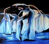 Musicale, Danza, Balletto, Colorato, Luminoso, Dipinto a mano / Stampa HD Pittura a olio di arte astratta su tela Home Deco. Opzioni multi formato / cornice A273