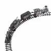 Oyuncak Demiryolu Komik Gadget'lar Uzaktan Kumanda Taşıma Araba Elektrikli Buhar Duman Tren Seti Model Oyuncak Hediye