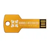 Bulk 100PCS Metal Key Design 1GB Custom Logo USB Flash Drive Anpassa Namn USB 2.0 Pen Drive Graverad Memory Stick För Dator Laptop