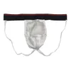 4 Färg 100% Ren Silk Satin Mäns Jockstrap Underkläder påse Storlek S / M och L / XL