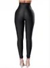 Automne taille haute Leggings noir serré Cincher Sport pantalon femmes élastique Fitness Leggin Compression pantalon