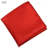 5PCS Men White Handkerchief Suit Pocket Towel Accessories Wedding Banquet Anniversary Commercial Black Red Blue Square Handkerchief