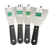 High Quality 5PCS/Set Putty Knife Scraper Blade 1" 2" 2.5" 3" 4" Carbon Steel Plastic Handle Scraper Shovel Wall Plastering Knife Hand tools