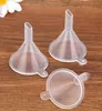 Transparent Mini Plastic Small Funnels Perfume Liquid Essential Oil Filling Empty Bottle Packing Kitchen Bar Dining Tool DHL Ship