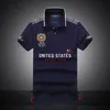 Гоночные женские родовые рубашки Polos Custom Fit USA Команда рубашек с коротким рукавами S-5XL