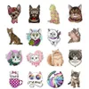 50 PCS Cute Cat Stickers Graffiti Decalcomanie Animali Fai da Te per Laptop Skateboard Bici Auto Bagagli Chitarra Tazza Giocattoli Regali per Tutte le Persone Home Decor