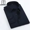 2016 neue ankunft männer casual shirts mode mode reine farbe slim fit baumwolle lange hülse abzugskragen shirt größe xs- 5xl m001