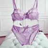 intimates bra set Sexy Lace Underwear Push Up brassiere Lingerie Transparent Bralette Women Bra Panties Set