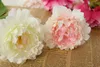 Grande taille soie artificielle Simulation pivoine fleurs tête pour la maison fête de mariage bricolage Scrapbooking décoration fausses fleurs G492