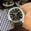 Aquanaut 5164 mostrador cinza 5164A-001 asiático 2813 relógio automático masculino caixa de aço 316L pulseira de borracha qualidade barato novos relógios269Y