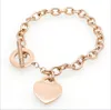 Lettere braccialetti per donne braccialetti pendenti metal a cuore bracciali braccialetti bracciali di gioia regali pulsera titanio acciaio bracele