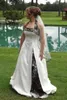 2018 Landstil Camo Bröllopsklänningar Halter A Line Sweep Train Plus Size Camouflage Bridal Gowns Custom Made