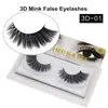 3D Capelli Sintetici Ciglia Finte Trucco Full Strip False Eye Lashes Thick Incrociato Strumenti di Estensione Ciglia Finte 9 Stili