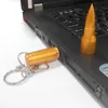 تصميم رصاصة مضحكة 32 جيجا بايت USB 20 فلاش محركات كمية كافية من ذاكرة العصي محرك القلم الإبهام المعدني للكمبيوتر محمول ماك بوك اللوحي الذهب 8495777