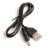 1000 sztuk / partia Kabel ładowarki USB 60cm / 2ft do DC 3,5 mm Wtyczka / Jack DC3.5 Kabel zasilający