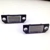 2st / lot-licensplatta ljus för FORD FOCUS C-MAX 24 SMD-3528 LED bil Auto Number Plate Lampor Licensljus för FORD FOCUS MK2