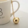 Secret Message Ball Locket Necklace Gold Silver Pendant Necklace Personalized Custom-made Message Note Gift For Lover Best Friend