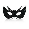 Morease Sexy Eye Novità Fetish Mask PU Leather Giochi per adulti Flirt Sex Toy Sleep Prodotti del sesso per coppie Slave Game S924