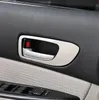 Высокое качество ABS Chrome 4шт автомобиля внутренняя ручка двери декоративная крышка рама + 4шт внутренней ручки двери чаша для Mazda6 2003-2013