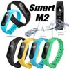 M2 Smart Armband Smart Watch Monitor Smartband Health Fitness Band för Android Activity Tracker Watches With Package