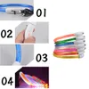 Hundkrafter USB Lysande Pet Collar LED Light USB Laddning Hundkrage Teddy Flash Collar Pet levererar grossist