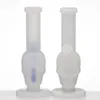 Pipa ad acqua in silicone trasparente con teschio con silicone Dowstem 14mm Giunto femmina Silicon dab rig Narghilè Bong 491