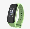 Inteligente Cor do bracelete Pressão Arterial Smart Screen Assista Waterproof aptidão Rastreador Smartwatch Heart Rate Monitor de pulso para iOS Android