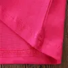 2018 New Fashion Girls Sets Set di abbigliamento per bambina per ragazze Rosa Rossa Vest + Pantaloni a zampa di elefante Fiori stampati in puro cotone per bebè