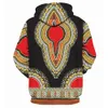 Erkek Hoodies Tişörtü Severler Sonbahar Kış Afrika 3D Baskı Uzun Kollu Dashiki Kazak Üst Erkek