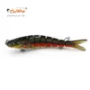 Levensecht Vissen Lokken 8 Segment Swimbait Crankbait Hard Aas Langzaam 30g 14cm Met 6 Vishaken Visgerei7895419