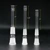 Verre downstem 14mm 18mm Mâle Femelle Tige Drop Down Adaptateurs Narguilés Pour Eau Bongs Dab Rigs