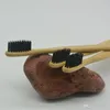 Мягкая бамбуковая зубная щетка для зубного щетка зубов зубов зубные щетки экологически чистые бамбуки ручка гостиничный номер поставляет 1 2Ма