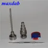 Ручные инструменты GR2 Titanium Nawness Nail 10/14/18 мм для стеклянного бонга с карб Cap Cap Oil Wax Контейнеры 120 мм Щепка Dabber