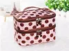 Make-up Kosmetiktaschen Kulturbeutel Retro Dot Beauty Wash Case Organizer Halter Handtasche für Reisen Kostenloser Versand