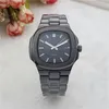 2018 New Auto Date Mens watches Luxury Fashion Stainless Steel Band Top Brand Quartz Wristwatches Waterproof Classic Clock Relojes For Men