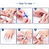 Nail Art Salon 200 pièces Gel vernis dissolvant enveloppes facile feuille Nail Art nettoyant pour 1986449