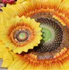 Keramik Kreative Sonnenblume Obst Süßigkeiten Aufbewahrungsschale Dessert Snack Salatteller Wohndekoration Hochzeitsdekoration Kunsthandwerk Figur