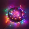 ny bra bra 10M 100leds LED String Light Transparent Wire 110V Bröllopsfest Fairy Xmas Lamp