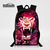 Personalized Expression School Backpack For Elementary Students Mochila Escolar 3D Printed Cartoon Illustration Children Bookbag Male Rugzak