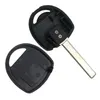 OkeTech biltransponder nyckelfall Skal FOB för Vauxhall Opel Key Uncut Hu100 Blade Blank Replacement Auto Transponder Key Cover