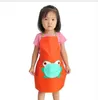 Kids Children Waterproof Frog Print Apron Paint Eat Drink Outerwear Wholesale Free Shipping 30RJL28 #1T3