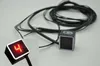 Freeshipping Red Light LED Universal Digital Gear Indicator Motorcycle Display Shift Lever Sensor