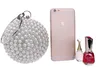 High Quality Variety Of Colors European and American Round handbag Ladies Pearl Dress Hand Holding Evening Bag