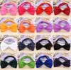 16 couleurs cravate pour animaux de compagnie collier de cravate pour chien accessoires de fleurs fournitures de décoration cravate à nœud papillon de couleur Pure