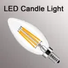 لمبة خيوط LED كلاسيكية قابلة للضايق ، لمبة زجاجية عالية الطاقة 110 فولت 220V 240V الرجعية LED Edison Lamp Light