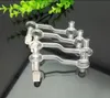 Transparent Mushroom Shape Glass Burning Pot Wholesale Glass Bongs Oil Burner Glass Water Pipes