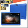 50X 7 pollici capacitivo RK3126 Quad Core Android 4.4 doppia fotocamera Tablet PC 4 GB 512 MB WiFi EPAD Youtube Facebook Google Torcia elettrica C-7PB