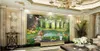 Custom 3d Mural WallpaperGreen big tree flying pigeon flower TV Backdrop papel de parede 3D Wallpaper For Living room Wall Papers Home Decor