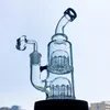 glass bong double arms perc