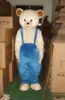 2018 Vendita calda Pantaloni da orso blu orso Personaggio dei cartoni animati Costume mascotte Prodotti personalizzati spedizione gratuita su misura